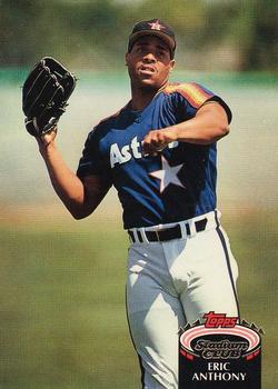#575 Eric Anthony - Houston Astros - 1992 Stadium Club Baseball