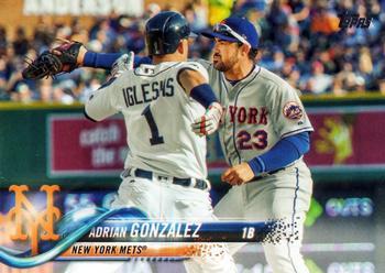 #575 Adrian Gonzalez - New York Mets - 2018 Topps Baseball