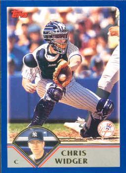 #575 Chris Widger - New York Yankees - 2003 Topps Baseball