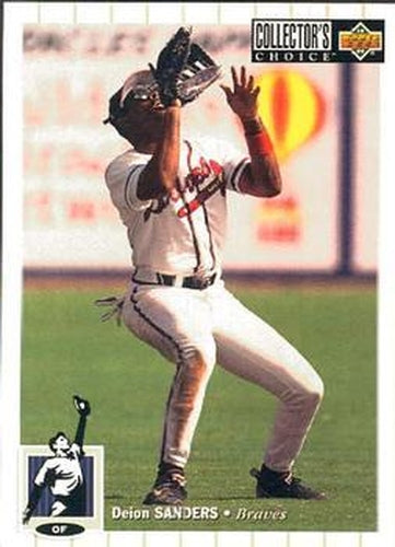 #575 Deion Sanders - Atlanta Braves - 1994 Collector's Choice Baseball
