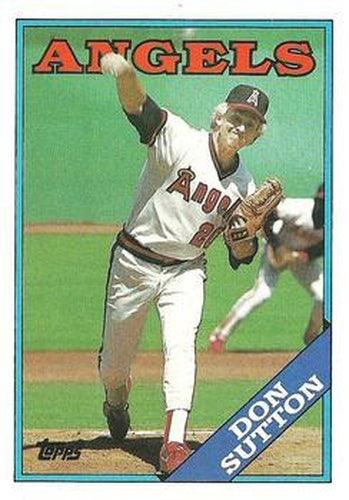 #575 Don Sutton - California Angels - 1988 Topps Baseball