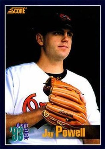 #575 Jay Powell - Baltimore Orioles -1994 Score Baseball