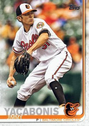 #575 Jimmy Yacabonis - Baltimore Orioles - 2019 Topps Baseball
