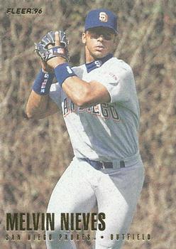 #575 Melvin Nieves - San Diego Padres - 1996 Fleer Baseball