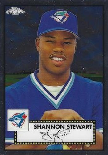 #575 Shannon Stewart - Toronto Blue Jays - 2021 Topps Chrome Platinum Anniversary Baseball