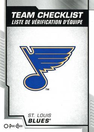 #575 St. Louis Blues - St. Louis Blues - 2020-21 O-Pee-Chee Hockey