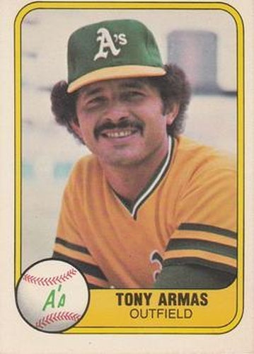 #575 Tony Armas - Oakland Athletics - 1981 Fleer Baseball