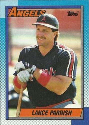 #575 Lance Parrish - California Angels - 1990 Topps Baseball