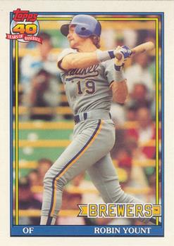 #575 Robin Yount - Milwaukee Brewers - 1991 O-Pee-Chee Baseball