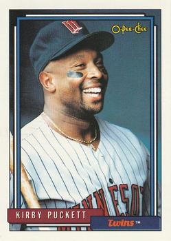 #575 Kirby Puckett - Minnesota Twins - 1992 O-Pee-Chee Baseball