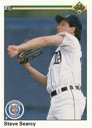 #575 Steve Searcy - Detroit Tigers - 1990 Upper Deck Baseball