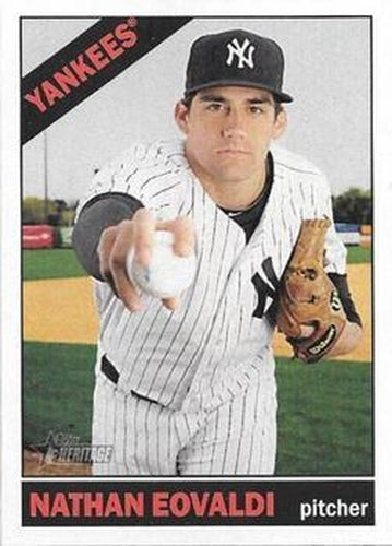 #575b Nathan Eovaldi - New York Yankees - 2015 Topps Heritage Baseball
