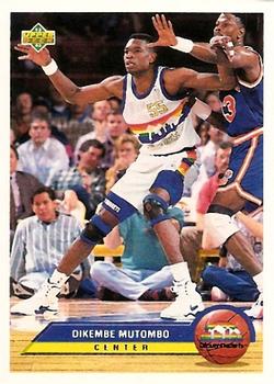 #P10 Dikembe Mutombo - Denver Nuggets - 1992-93 Upper Deck McDonald's Basketball