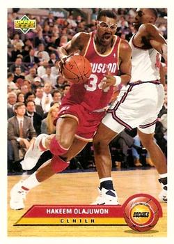 #P15 Hakeem Olajuwon - Houston Rockets - 1992-93 Upper Deck McDonald's Basketball