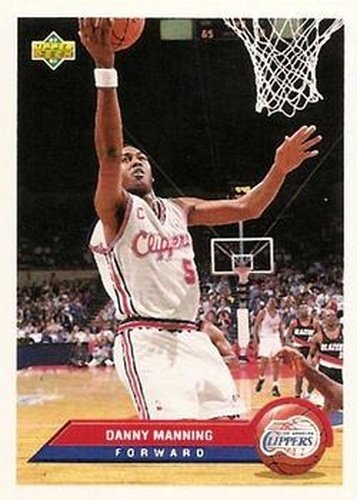 #P20 Danny Manning - Los Angeles Clippers - 1992-93 Upper Deck McDonald's Basketball