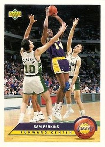 #P22 Sam Perkins - Los Angeles Lakers - 1992-93 Upper Deck McDonald's Basketball