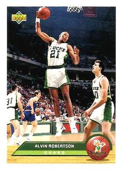 #P25 Alvin Robertson - Milwaukee Bucks - 1992-93 Upper Deck McDonald's Basketball