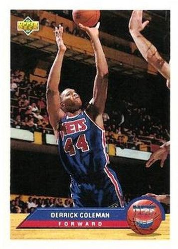 #P26 Derrick Coleman - New Jersey Nets - 1992-93 Upper Deck McDonald's Basketball