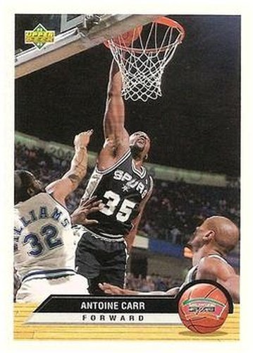 #P36 Antoine Carr - San Antonio Spurs - 1992-93 Upper Deck McDonald's Basketball