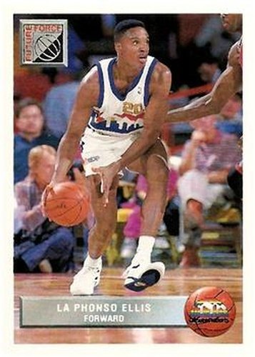 #P46 LaPhonso Ellis - Denver Nuggets - 1992-93 Upper Deck McDonald's Basketball