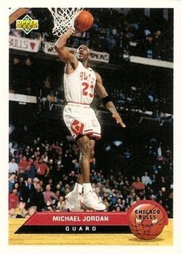 #P5 Michael Jordan - Chicago Bulls - 1992-93 Upper Deck McDonald's Basketball