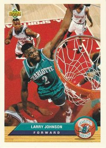 #P4 Larry Johnson - Charlotte Hornets - 1992-93 Upper Deck McDonald's Basketball