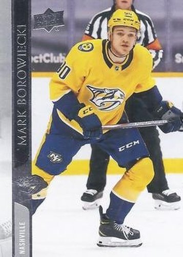 #576 Mark Borowiecki - Nashville Predators - 2020-21 Upper Deck Hockey