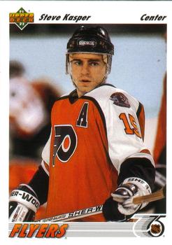 #576 Steve Kasper - Philadelphia Flyers - 1991-92 Upper Deck Hockey
