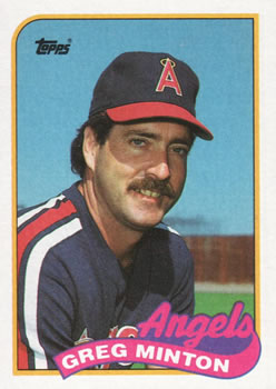 #576 Greg Minton - California Angels - 1989 Topps Baseball