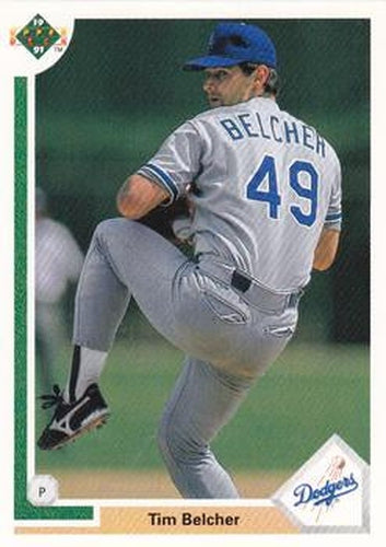 #576 Tim Belcher - Los Angeles Dodgers - 1991 Upper Deck Baseball