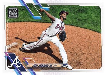 #576 Carl Edwards Jr. - Atlanta Braves - 2021 Topps Baseball