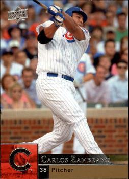 #576 Carlos Zambrano - Chicago Cubs - 2009 Upper Deck Baseball