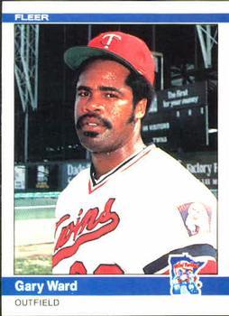 #576 Gary Ward - Minnesota Twins - 1984 Fleer Baseball