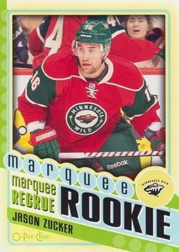 #576 Jason Zucker - Minnesota Wild - 2012-13 O-Pee-Chee Hockey