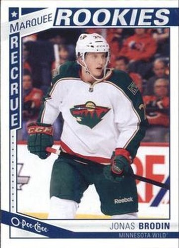 #576 Jonas Brodin - Minnesota Wild - 2013-14 O-Pee-Chee Hockey