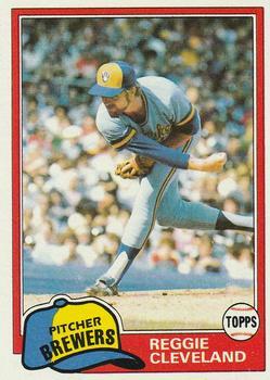 #576 Reggie Cleveland - Milwaukee Brewers - 1981 Topps Baseball