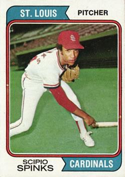 #576 Scipio Spinks - St. Louis Cardinals - 1974 Topps Baseball