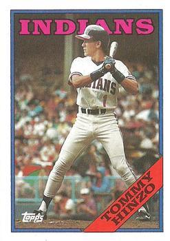 #576 Tommy Hinzo - Cleveland Indians - 1988 Topps Baseball