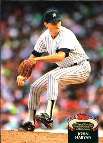 #576 John Habyan - New York Yankees - 1992 Stadium Club Baseball
