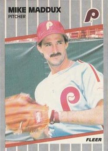 #576 Mike Maddux - Philadelphia Phillies - 1989 Fleer Baseball