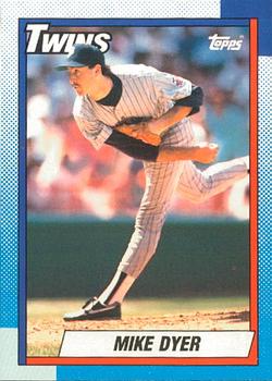 #576 Mike Dyer - Minnesota Twins - 1990 O-Pee-Chee Baseball