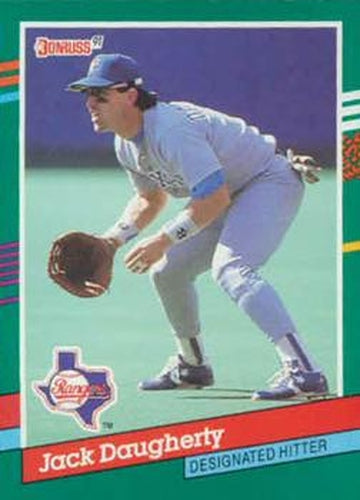#576 Jack Daugherty - Texas Rangers - 1991 Donruss Baseball