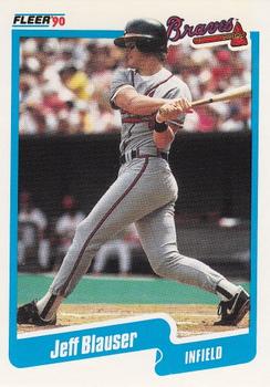 #576 Jeff Blauser - Atlanta Braves - 1990 Fleer USA Baseball