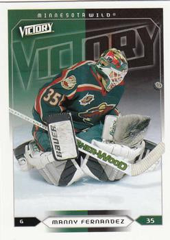 #100 Manny Fernandez - Minnesota Wild - 2005-06 Upper Deck Victory Hockey