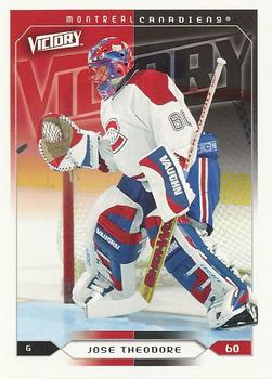 #102 Jose Theodore - Montreal Canadiens - 2005-06 Upper Deck Victory Hockey