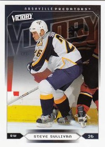 #112 Steve Sullivan - Nashville Predators - 2005-06 Upper Deck Victory Hockey