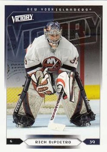 #121 Rick DiPietro - New York Islanders - 2005-06 Upper Deck Victory Hockey