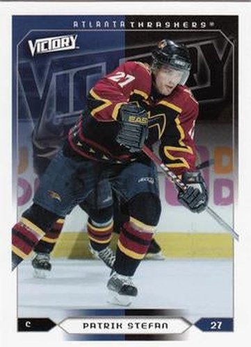 #12 Patrik Stefan - Atlanta Thrashers - 2005-06 Upper Deck Victory Hockey