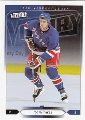 #132 Tom Poti - New York Rangers - 2005-06 Upper Deck Victory Hockey