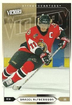 #133 Daniel Alfredsson - Ottawa Senators - 2005-06 Upper Deck Victory Hockey